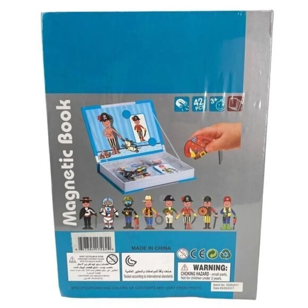 Magnetic Book and Farm Animals Shrinkies Activity Sets New